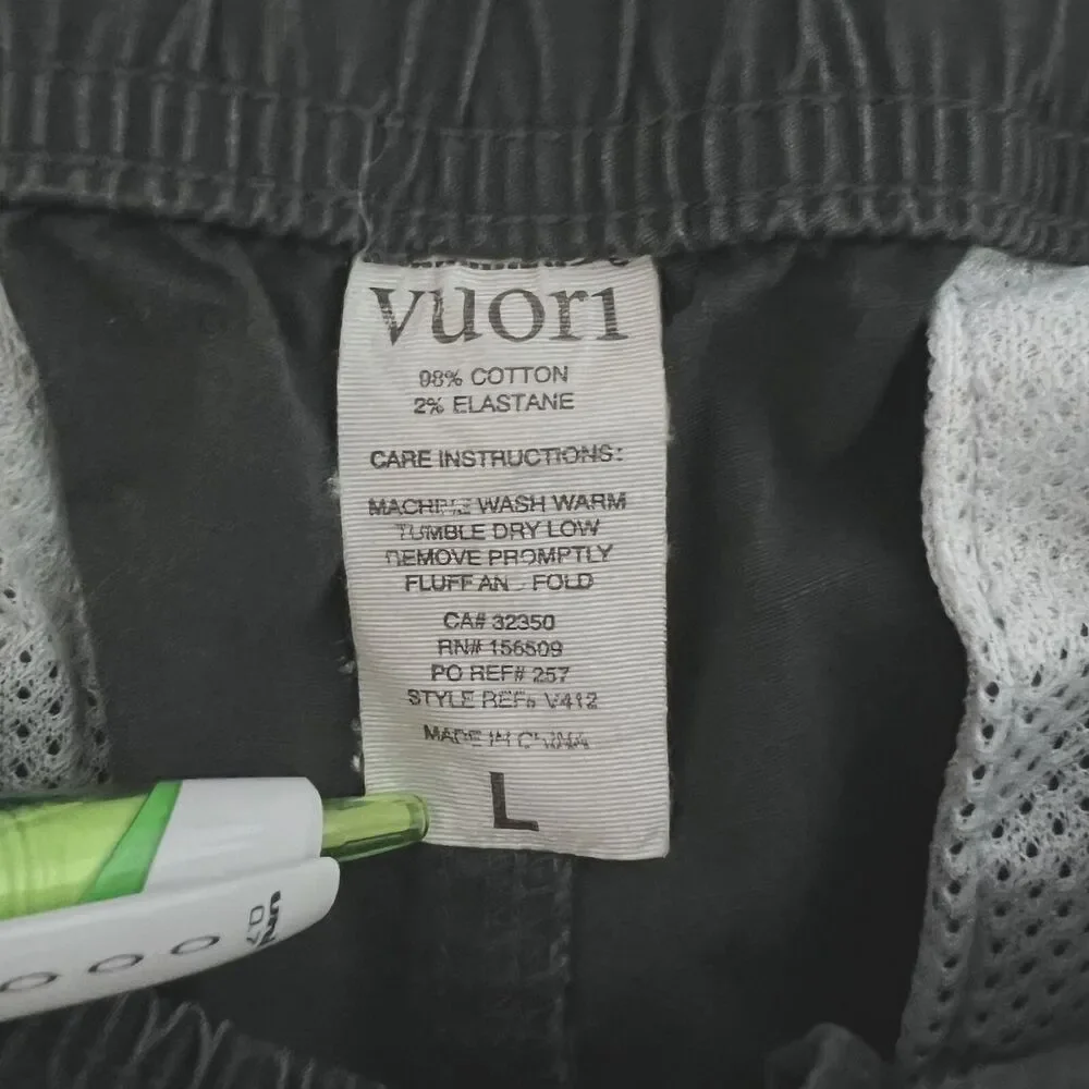 Vuori Pants Women's Large Gray Ripstop 33" Inseam Outdoor Please Read Details - Picture 4 of 16